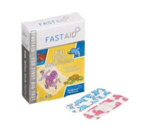 Fast Aid Kids Tattoo Style Plasters x15