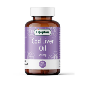 Lifeplan Cod Liver Oil 550mg x120 Capsules